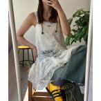 チュニック ベロアリボンレースキャミチュニック