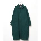[HARE] пальто с отложным воротником L зеленый мужской 