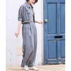 セットアップ ショートジャケット×パンツセットアップ レディース