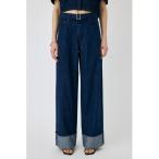  джинсы Denim Denim брюки [ выставить соответствует ]BELTED WIDE STRAIGHT женский 