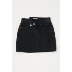 デニムスカート CROSS WAIST ミニスカート