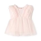 tシャツ 「リンク」チュールドッキング半袖T キッズ 子供服 女の子