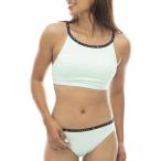 水着 「BILLABONG/ビラボン」24SS LOGO TAPE HIGH NECK BIKINI/水陸両用ストレッチリブハイネックビキニ(水着)