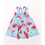ワンピース 「ベビー」スイカプリントサンドレス キッズ 子供服 女の子