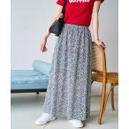 スカート 限定展開 花柄 フレア スカート