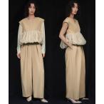 ショッピング結婚式 パンツドレス ペプラムチュール セットアップ パンツドレス セパレート 3点セット 結婚式 パーティードレス オケージョンドレス お呼ばれ 二次会 成