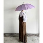 ショッピング傘 レディース 傘 NT:16本骨 ラインボダー 55cm　長傘 レディース