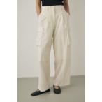 パンツ 「M_」シアーワイドパンツ リサイクルポリエステル使用 レディース
