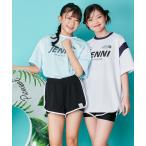 水着 「3点セット」3PゲーミングT付きスイムウェア キッズ 子供 女の子