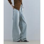 ジーンズ デニム デニムパンツ 「WEB限定」ワイドストレートデニムパンツ レディース