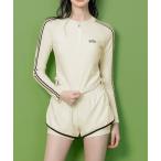  купальный костюм [SETUP7] спортивный Rush Guard купальный костюм tops + шорты комплект KNF128 женский 