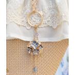 チャーム 紫陽花ブローチバッグチャーム レディース