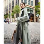 ショッピングnano 「NANO universe」 チェスターコート II ライトグリーン レディース