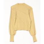 [Kastane] длинный рукав вязаный FREE зеленый женский 