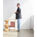 「YANUK」 加工デニムパンツ 21inch ブルー レディース