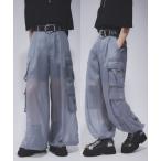 カーゴパンツ 2WAYシアーデザインカーゴパンツ(HARE) レディース