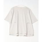tシャツ ケープ風プルオーバーブラウス レディース