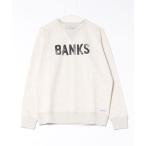 トレーナー スウェット CREW /BANKS JOURNALバンクスジャーナルクルーネックブランドロゴプリントスウェット メンズ レディース