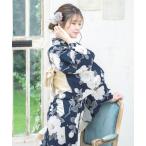 浴衣 “初心者でもプロの着姿”新二部式 セパレート浴衣3点セット(上衣・下衣・おはしょり布+帯+伊達締)「SOUBIEN」 レディース