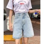 ジーンズ デニム デニムパンツ デニムハーフパンツ レディース