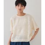 ブラウス シャツ スパンコールブラウス「洗える」 レディース