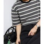 tシャツ マルチボーダーTEE レディース