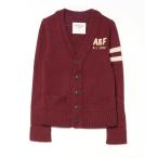 ショッピングAbercrombie 「Abercrombie&Fitch」 ニットカーディガン S レッド メンズ