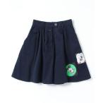 「TOMMY HILFIGER」 フレアスカート 34inch ネイビー レディース