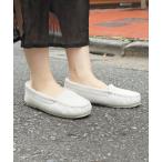 「Minnetonka」 モカシンシューズ 7inch シルバー レディース