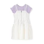 ワンピース フロントZIPキャミワンピース&半袖Tシャツセット キッズ 子供服 女の子