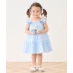 ワンピース 水彩花柄ワンピース&ブルマセット キッズ 子供服 女の子