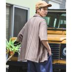 シャツ 無地透かし柄シャツ メンズ