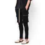 カーゴパンツ DankeSchon/ダンケシェーン/PREMIUM SUPER STRETCH TC BLACK FLAP ZIP CARGO PAN