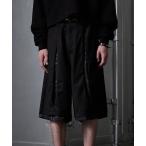 パンツ 「GRANCY」Layered Design Half Slacks / レイヤードデザインハーフスラックス メンズ レディース