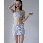  купальный костюм топ на бретелях бикини юбка имеется женский 