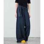 パンツ ウエストマーク ワイドパン�