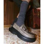 ローファー ヴィンテージライクバックル厚