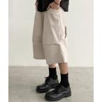 カーゴパンツ 「NOWLE」ルーズフィット ナイロン カーゴ ハーフパンツ メンズ レディース