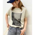 tシャツ 「MICA&DEAL /マイカアンドディール」 cityフォトプリントTシャツ レディース