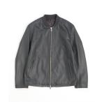 「MEN'S MELROSE」 レザーブルゾン 3 チャコールグレー メンズ