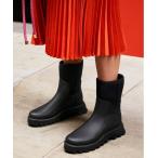 「HUNTER」 ショートブーツ - ブラック レディース