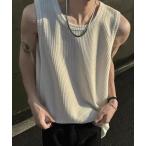  майка [NOWLE]Y2K полоса термический безрукавка tops мужской 