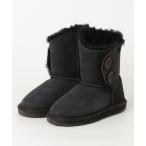 「EMU Australia」 ムートンブーツ 22cm ブラック レディース