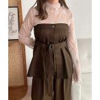 [apres jour clair] bare top свободный оттенок коричневого прочее женский 