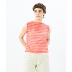 tシャツ ORCIVAL | シースルー ボートネックスリーブレスカットソー WOMEN レディース