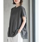 tシャツ スカラップレース切替AラインT レディース