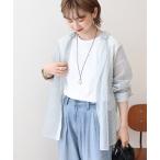 ブラウス シャツ メッシュ長袖シャツ レディース
