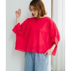 ブラウス シャツ ダブルフロントシアーワイドカフスブラウス レディース