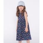 ワンピース SHIPS KIDS_100〜130cm / フラワー ノースリーブ ワンピース キッズ 子供服 女の子