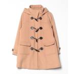 [BEAMS HEART] полупальто "даффл коут" 1 бежевый женский 